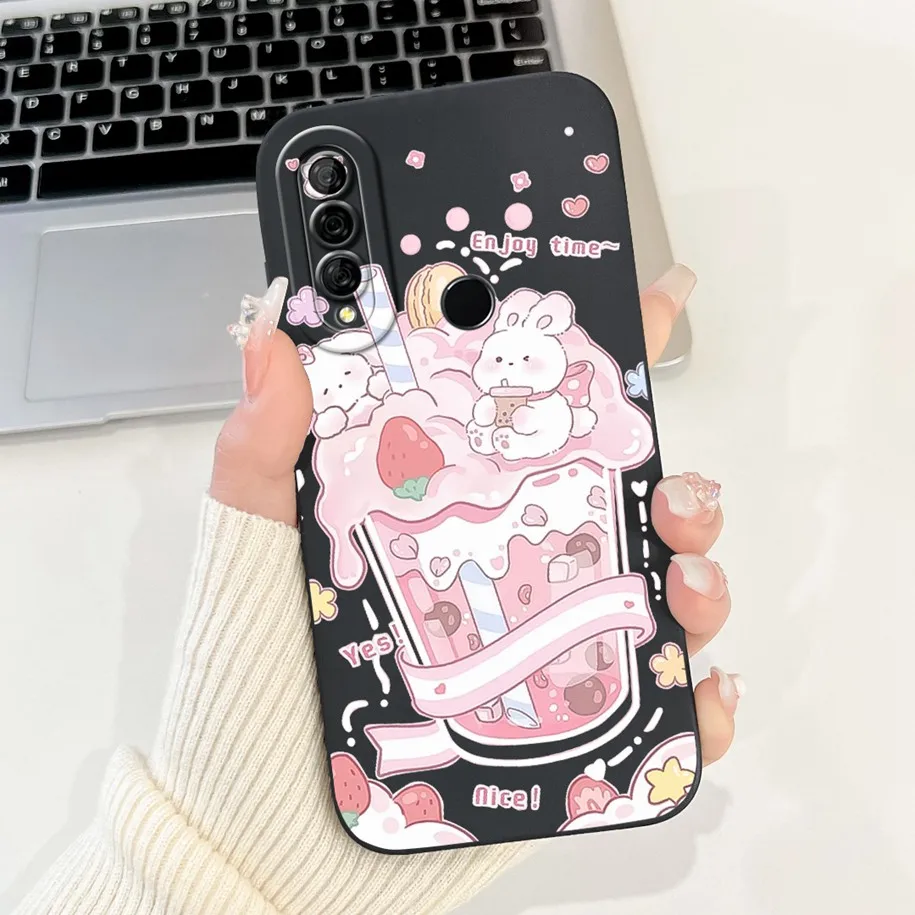 Cute Panda Rabbit Soft Silicone Phone Case for Huawei P30 Lite Nova 4e - Stylish and Protective Cover