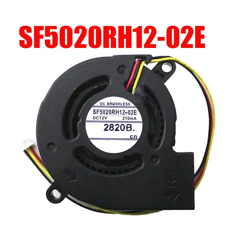 

SF5020RH12-02E Projector Cooling Fan For Epson EB-S7 X7 W8 X8 S9 X9 EB-X92 C250S C250XS C250XC C250W C260X 12V 210mA 3Lines New