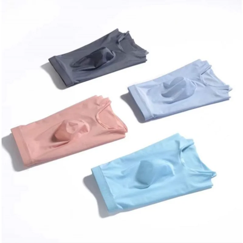 1pc Mens Boxers Shorts Ice Silk