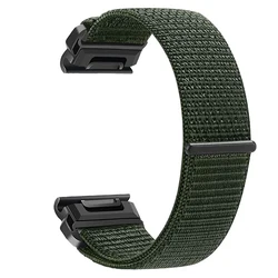 QuickFit Sports Nylon Watch Band - Premium Strap for Advanced Sport Watches (Army green)