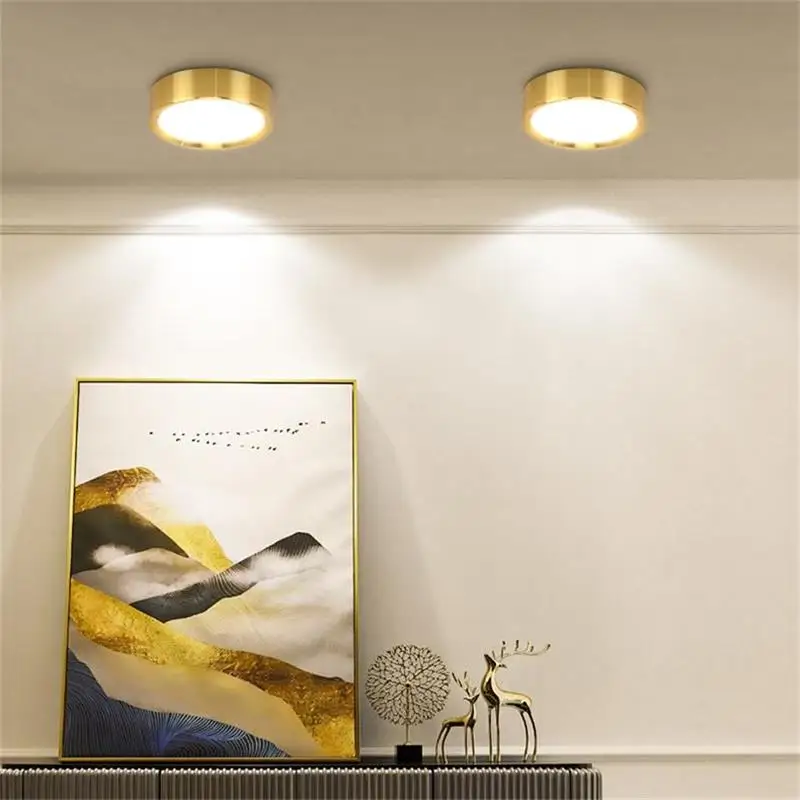 Description Picture 2 of itemLED Downlight Gold Led Ceiling Light Surface Mounted Downlights 10W 15W 25W Thin Spotlight Living Room Spot bedroom Plafon light