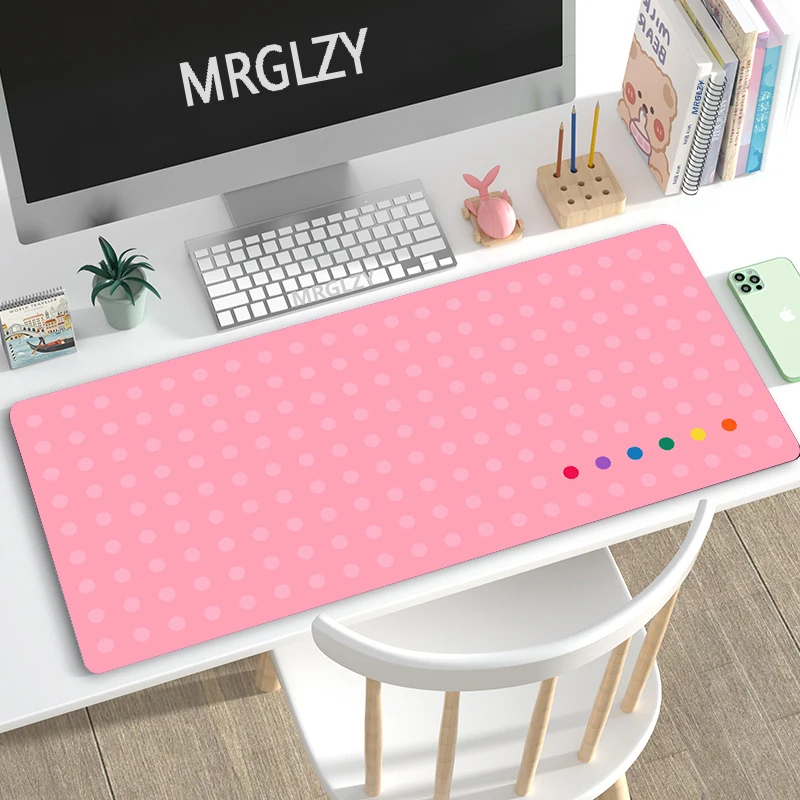 

Purple pink Mouse Pad Mechanical Keyboard Desk Mat Black White Paly Mats Aesthetic Rug Company Mouse Mat XXL Cute Rubber Carpets