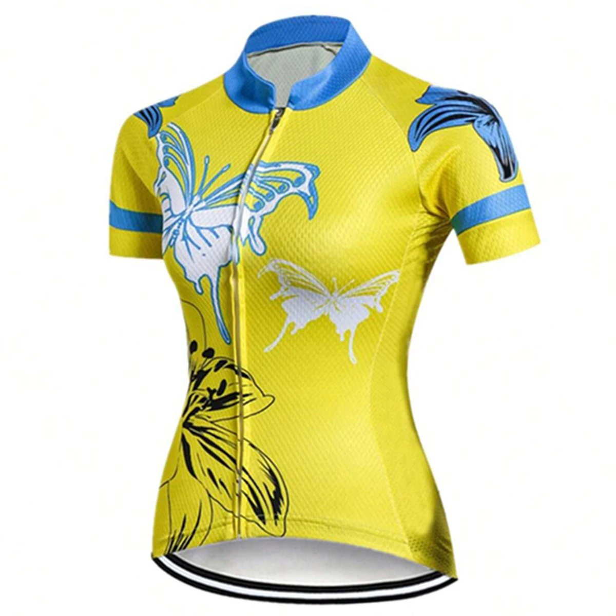 Cycling Shirt Women's Cycling Jersey Quick Dry Breathable Bike Shirts with Pockets, Bicycle Clothing for Road Biking Riding