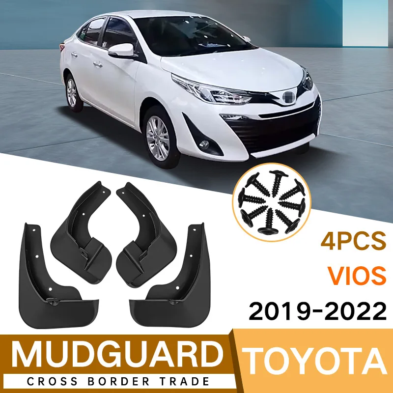 

Mud Flaps For Toyota Vios 2019-2022 MudFlaps Front Rear Fender Car Accessories