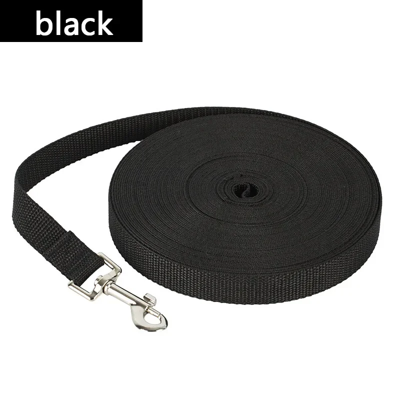 thumbnail image 1 of Correa para perros de 5 m de largo, correa de nailon duradera para cachorros, para perros pequeños, medianos y grandes, para caminar, entrenamiento, accesorios para acampar, cadena para perros, 1 of 5