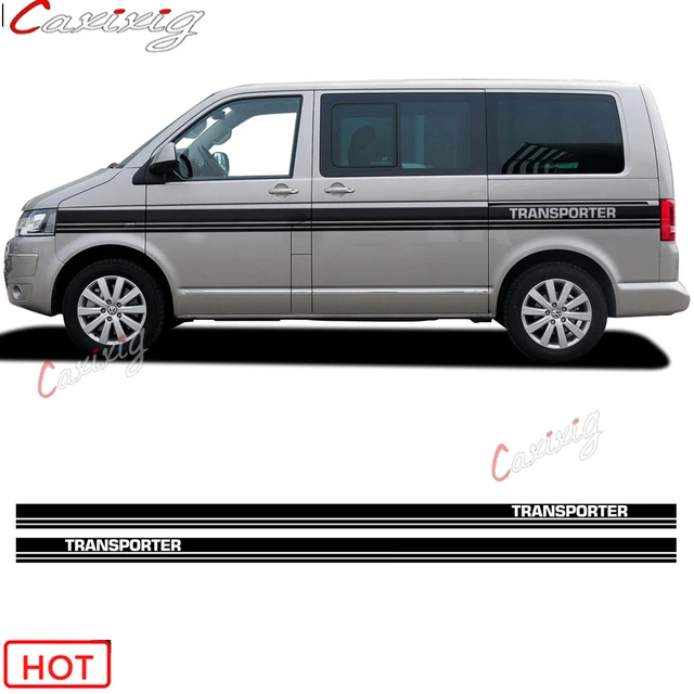 2pcs Car Door Side Stickers For Volkswagen Vw Multivan Transporter  Caravelle T5 T6 Tuning Auto Accessories Vinyl Film Decals - Car Stickers -  AliExpress