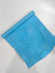 Blue Honeycomb Kraft Paper Kraft Wrapping Paper Cushioning Wrap Roll DIY Decorative Gift Packing Wedding Birthday Party Paper