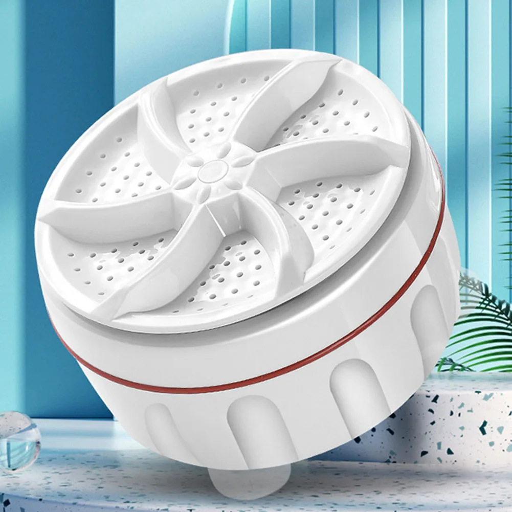 Mini Washing Machine USB Rotating Turbine Portable Washing Machine For