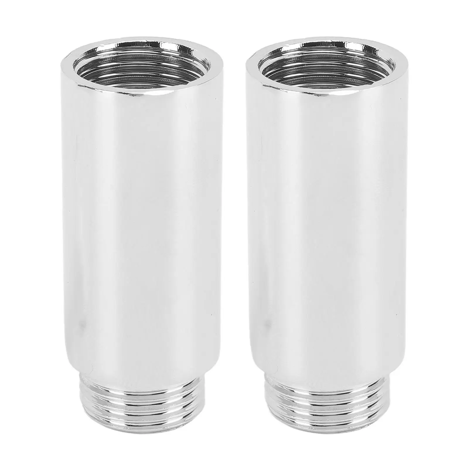 Chrome Plated Shower Head Pipe-Rust-Resistant Shower Arm Extension for bathroom Use