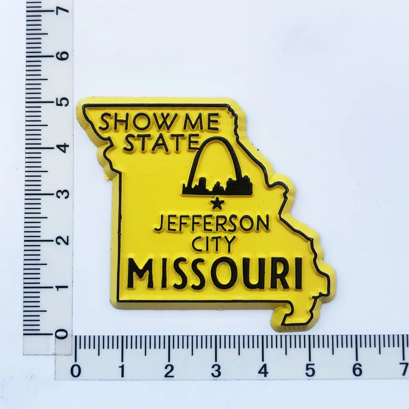 

Show Me State Fridge Magnets Travel 3D Memorial Magnetic Refrigerator