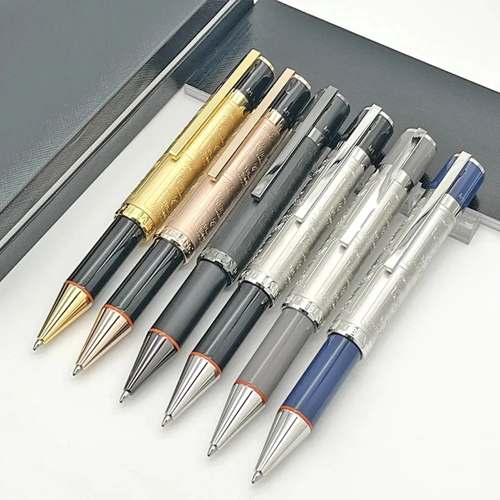 Andy Warhol Special Edition MB Ballpoint Pens Reliefs Barrel Write Smooth School Luxury Office Supplies Monte Stationery As Gift lan classic mb ballpoint pen special edition andy warhol embossed barrel write smooth luxury school office monte stationery