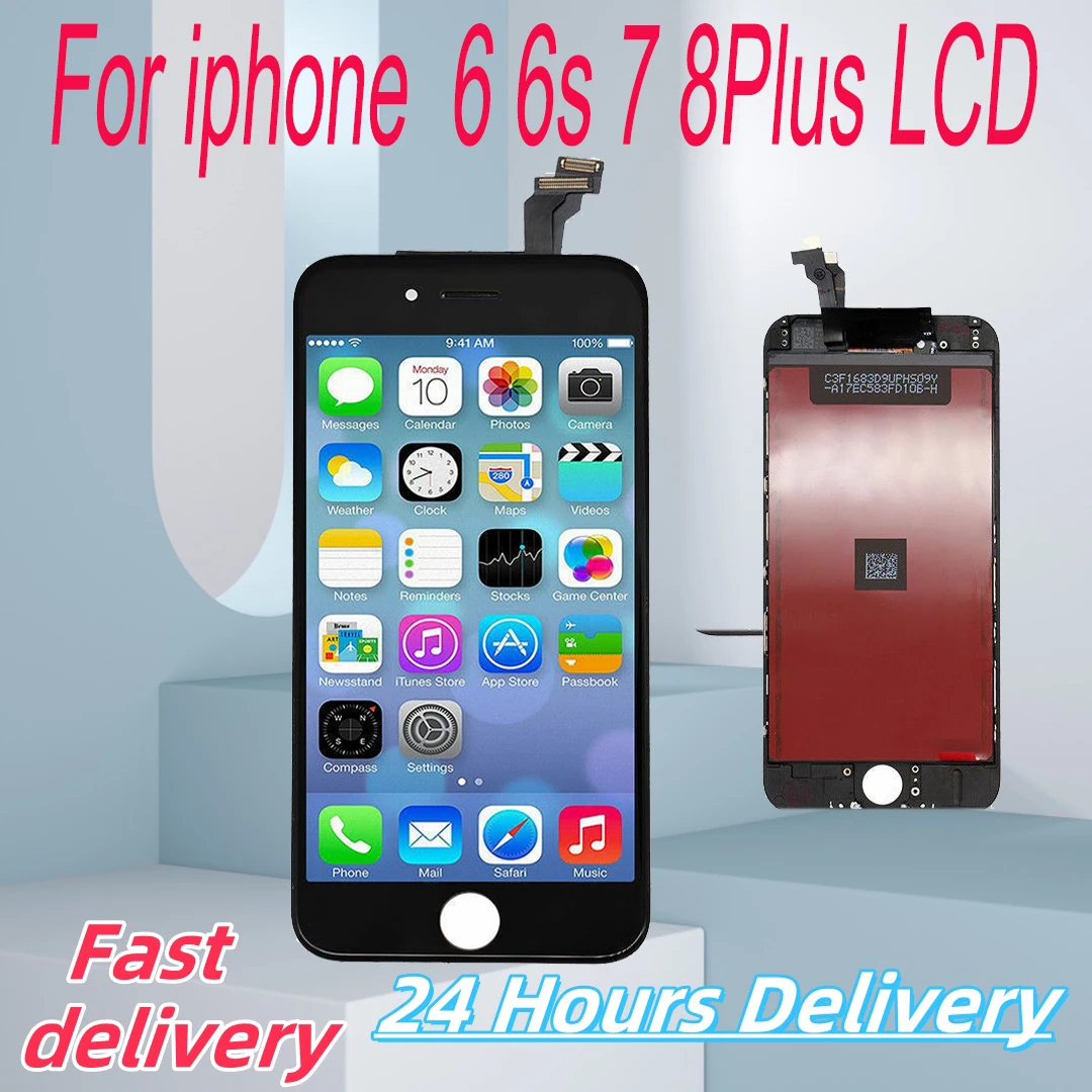 아이폰 6, 6S, 7, 8 플러스, LCD, 완벽한 3D 터치 디지타이저 어셈블리 ..