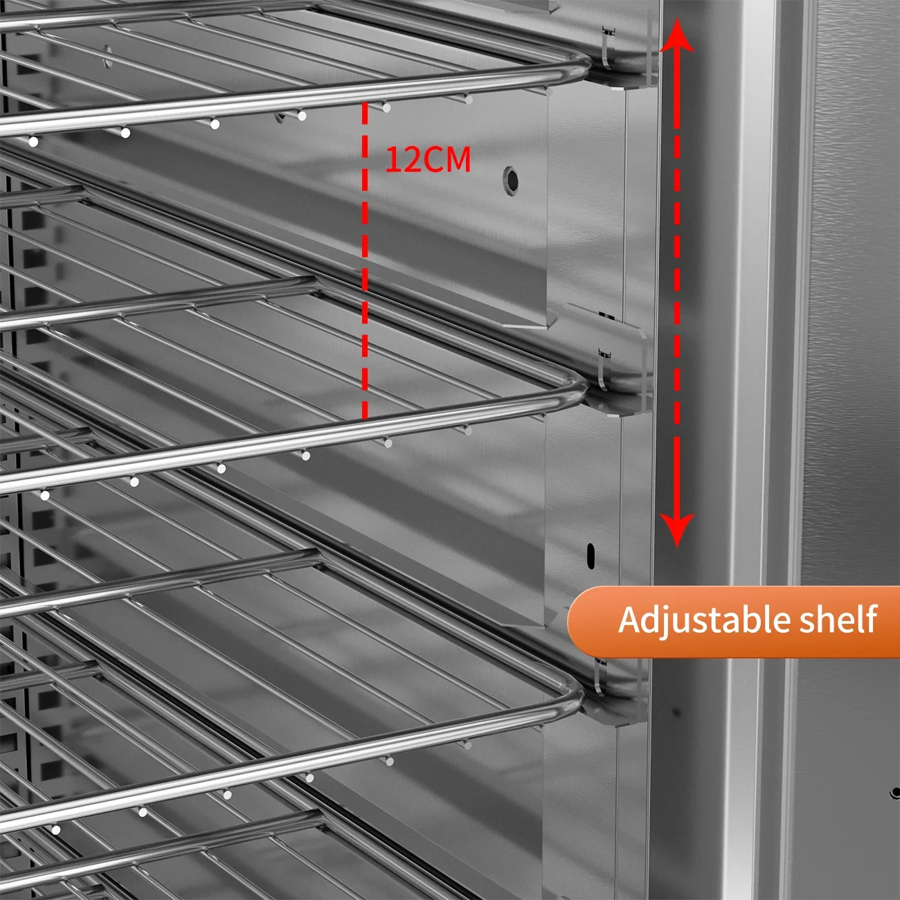 Stainless Steel Commercial Banquet Food Warmer Cabinet With Adjustable Temperature Control Multi-Shelf et Warming Equipment