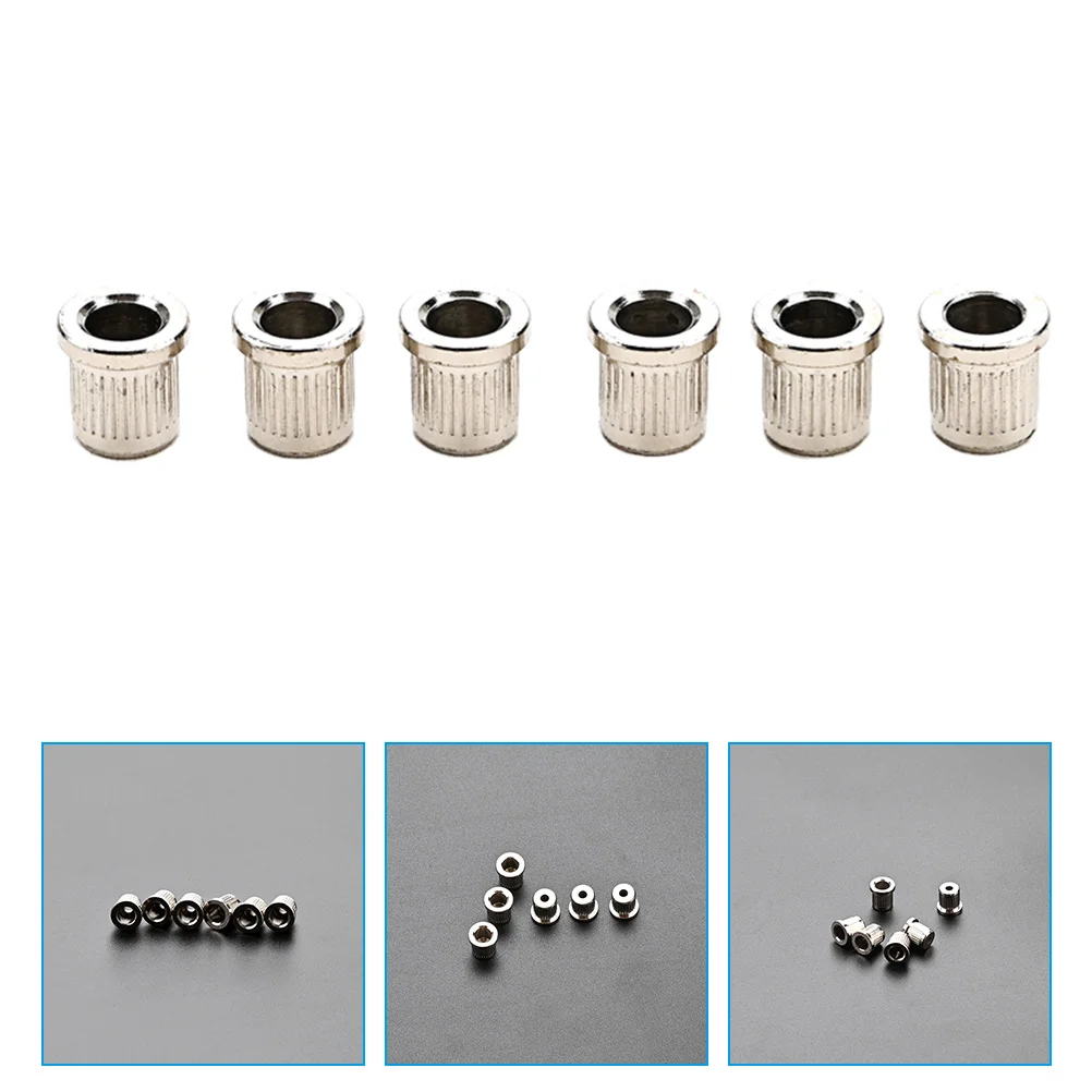 

6 Pcs Mounting Ferrules Bass Accessories Guitar Repair Material Component Supplies Parts