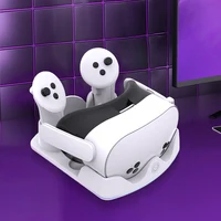 Charging Dock for Meta Quest 3S VR Headest Fast Charging Station with RGB Light Charging Stand for Meta Quest 3S/Quest 3/Quest 2 - Image 3