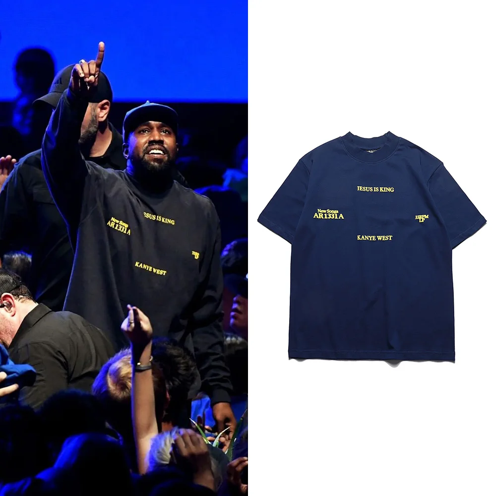 lærling kant knus Kanye West Jesus King Tshirt | Jesus Shirts Kanye West | Kanye Shirt Jesus  King - Shirt - Aliexpress