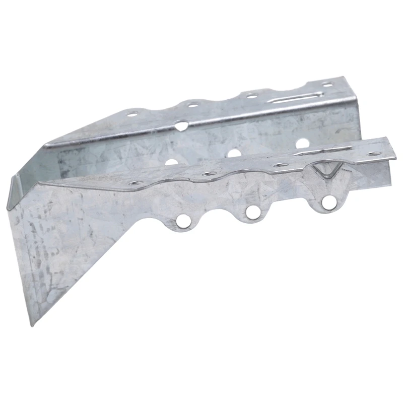 2X6 joist hanger gauge double shear face mount joist hanger silver hurricane ties for rafters tie brackets for floor 10 PCS