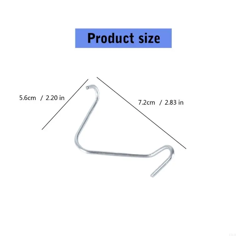 E7CD 200PCS Metal Fence Wire Clip Quick Installation Fence Wire Ties set for Fencing