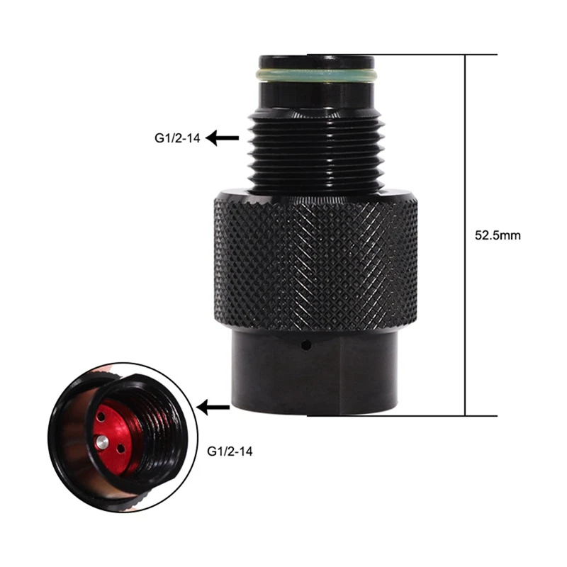 valvula reguladora tanque hpa adaptador adaptador 05