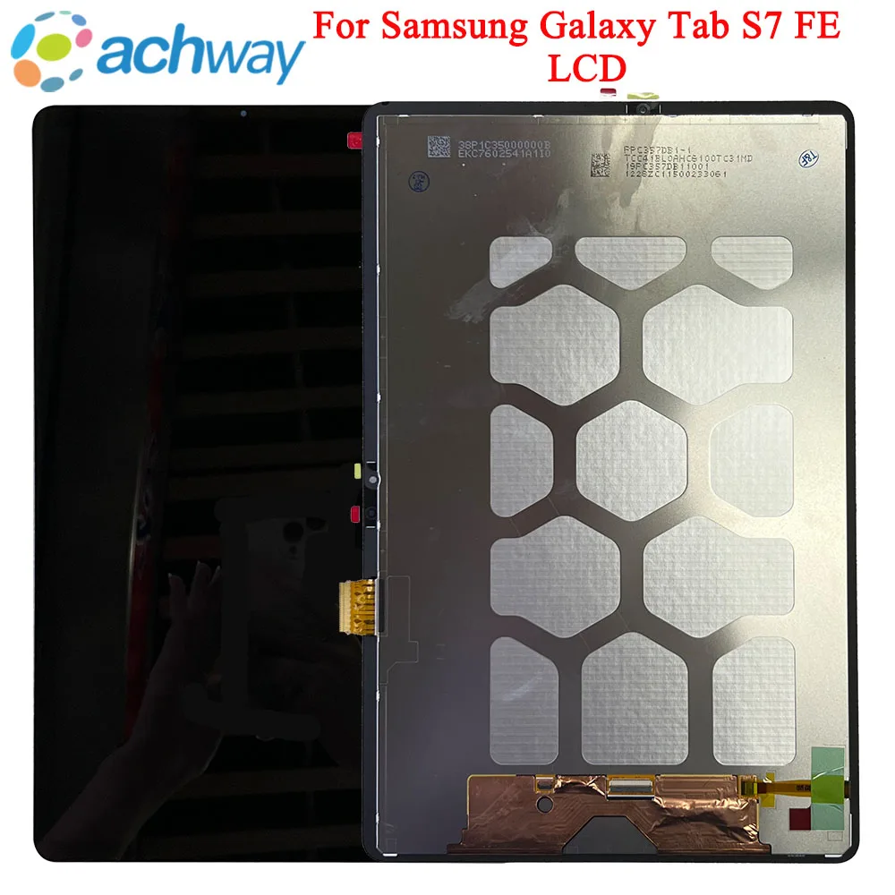 

Tested Working Display For Samsung Galaxy Tab S7 FE LCD Touch Screen Digitizer Assembly Tab S7 FE SM-T730 SM-T733 SM-T736B LCD