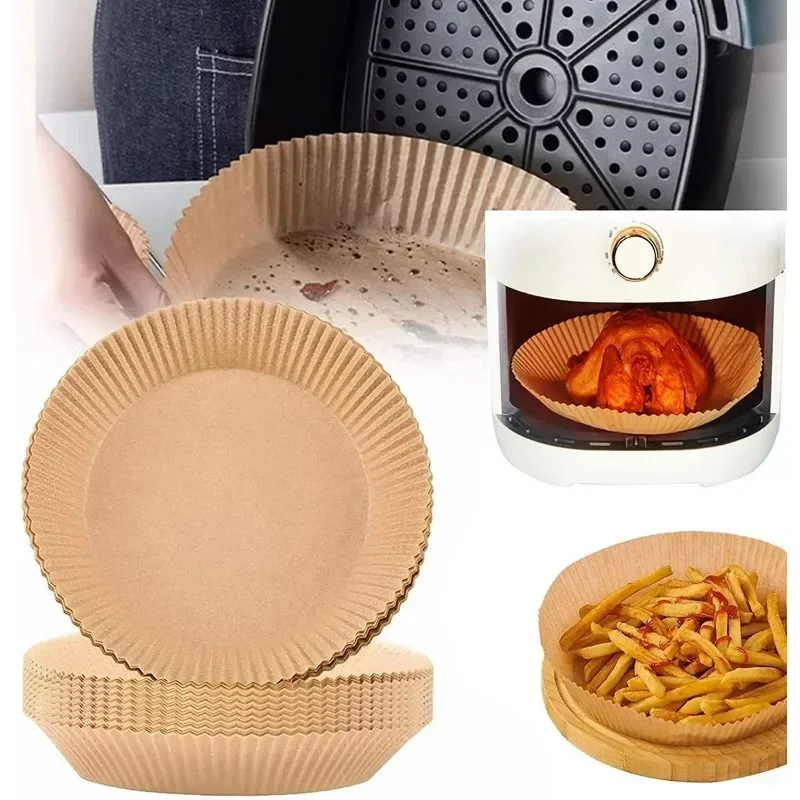 Food Grade Parchment Paper for Air Fryer Bake Baking Supplies Oil-proof Cookware Bbq Cooking Airfryer Papers Non-stick Pan Bar