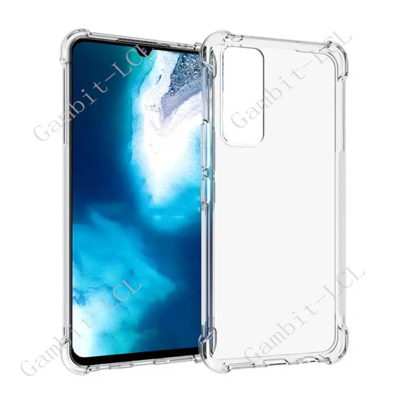 KJYF Custodia Cover per Vivo V20 2021 (6.44), Trasparente Morbido TPU