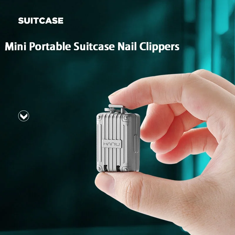 LuggageNailCutterFoldableStainlessSteelNailClippersMini