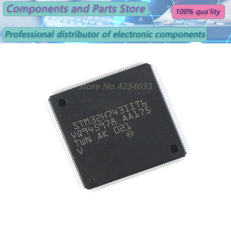 

1PCS STM32H745IIT6 STM32H743IGT6 STM32H743IIT6 STM32H757IIT6 STM32H753IIT6 STM32H755IIT6 QFP176 New Original Stock