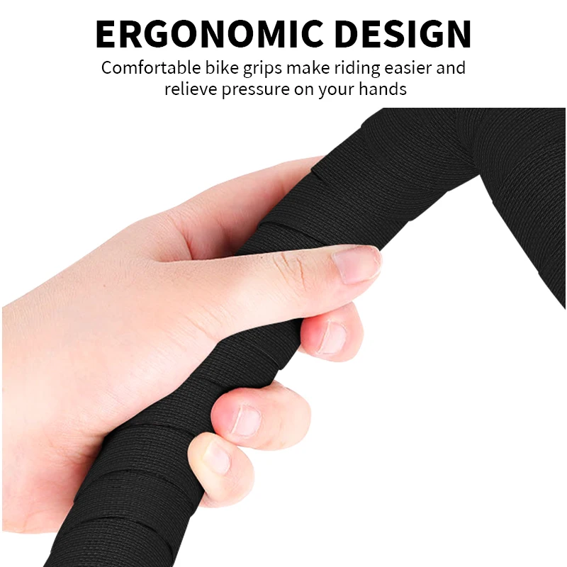 Bicycle Handlebar Tapes Silicone + EVA Ergonomic Road Bike Bar Tapes Anti-slip Shockproof Handlebar Tape Cycling Parts bike handlebar tape