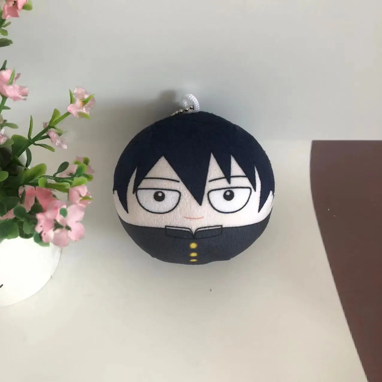 7cm Mob Psycho 100 Pendant Kageyama Shigeo Kageyama Ritsu Hanazawa Teruki Plush Filled Doll Key Chain Bag Decoration Toys Gifts