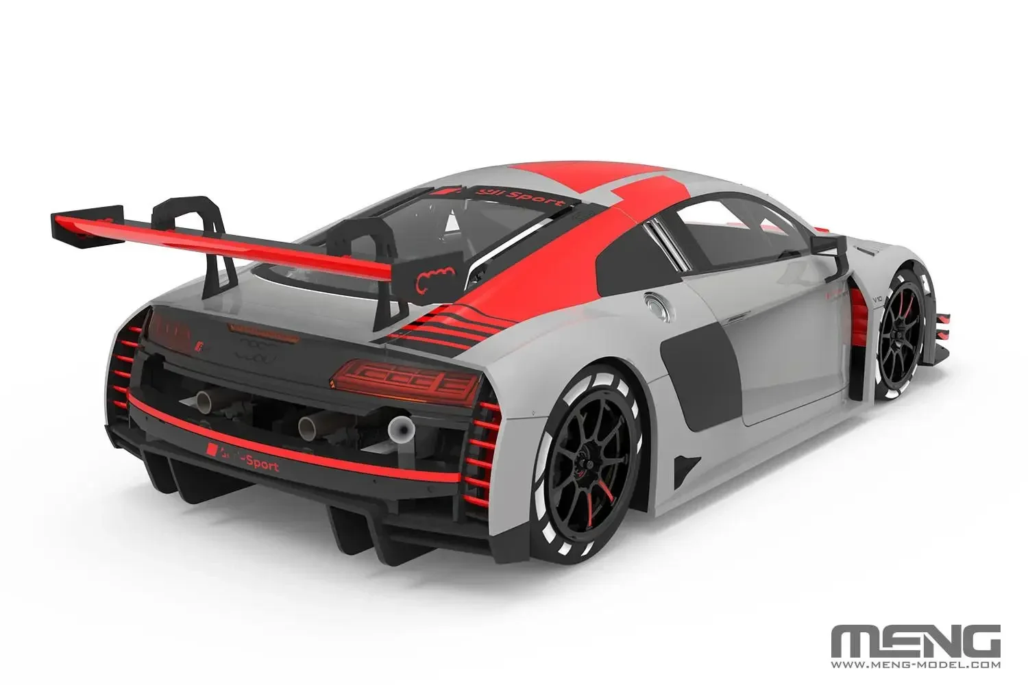Meng CS-006 1/24 audi r8 lms gt3 2019 modell kit