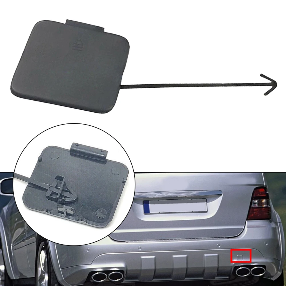 

1x Car Rear Bumper Tow Hook Cover ABS Cap #1648852123 For Mercedes-Benz ML-Class ML320 ML350 ML500 ML63 For AMG 2006-2008