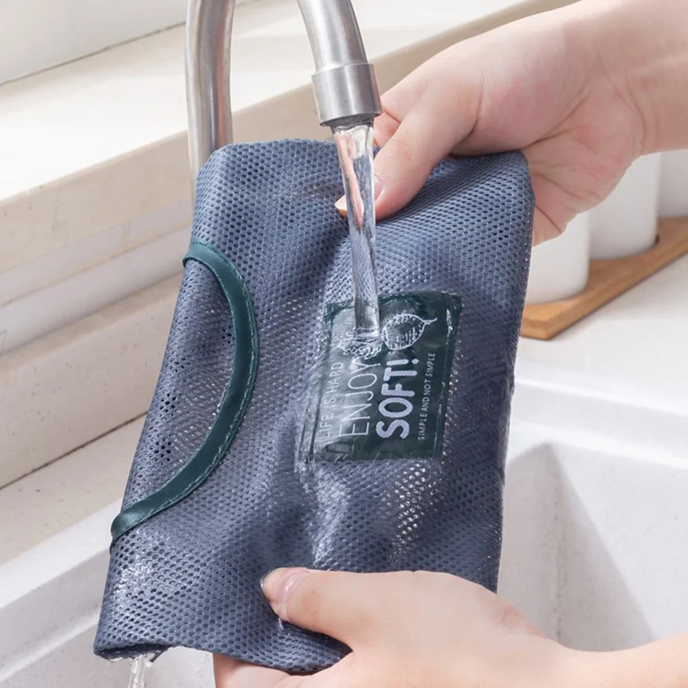 

Kitchen Accessories Net Bag For Ginger Garlic Potatoes Onions Reusable Kitchen Hanging Mesh Bag Home Fruit And Vegetable Storage