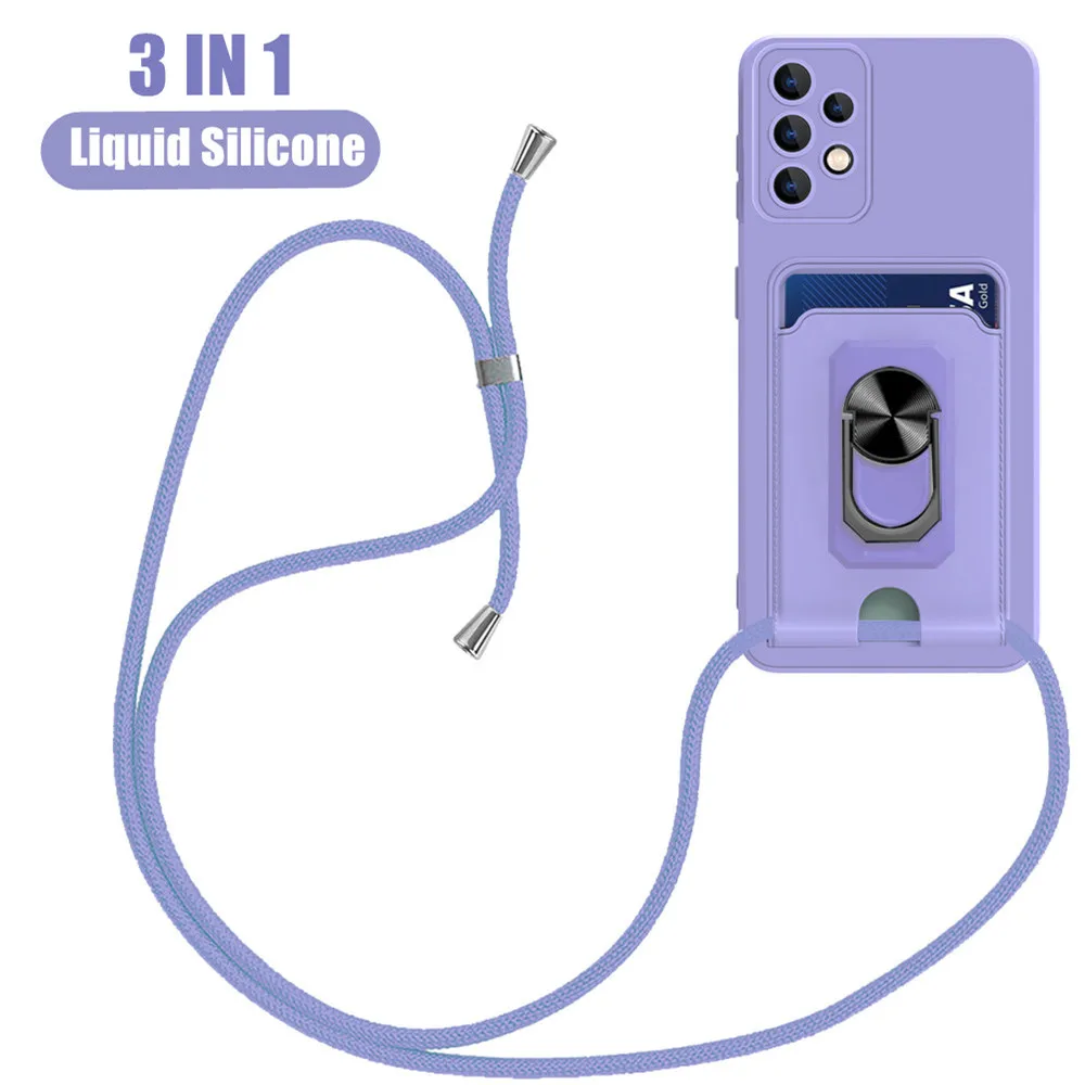 Custodia Per IPhone XR Con Collana - Design Cuore Elettrolitico - TPU Morbido Con Laccio Regolabile - Foto 2