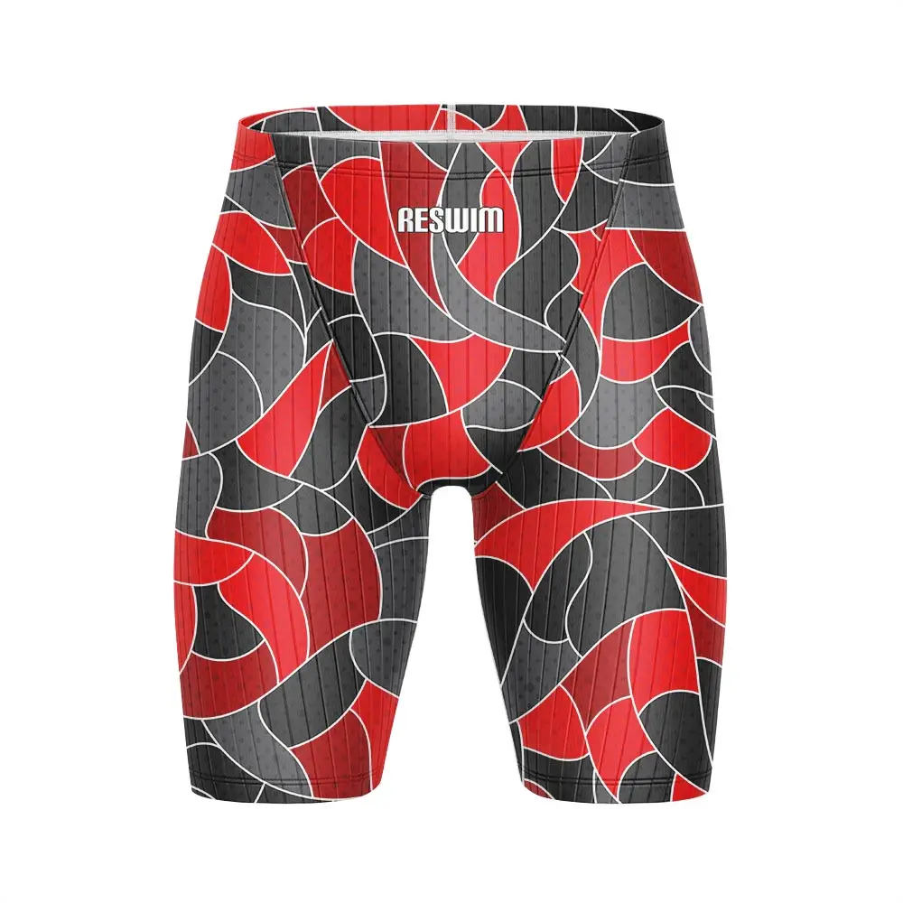 Men's Swim Jammer Swimsuit Shorts Athletic Training For Summer Swimming Beach GYM Diving Surf