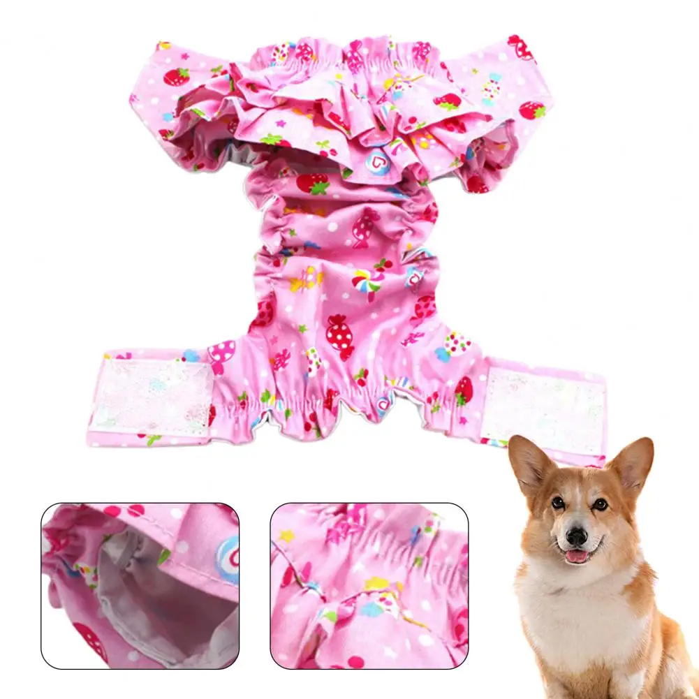 Doggie Diaper Reusable Breathable Dog Shorts Male Dog Diapers Belly Briefs Pet Sanitary Physiological Pants
