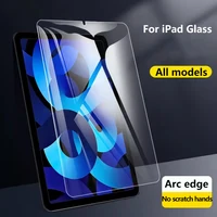 9H Tempered Glass Screen Protector For iPad Air 4 Film A16 2025 11th gen 10th 9th 8th Pro 11 9.7 10.5 Air 5 Mini A17 Pro filters 1