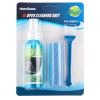 1 Set Brush Cloth Liquid High Qulity Screen Cleaning Kit for LCD TV Tablet Phone Pad Laptop Computer Camera Lens Cleaner 2