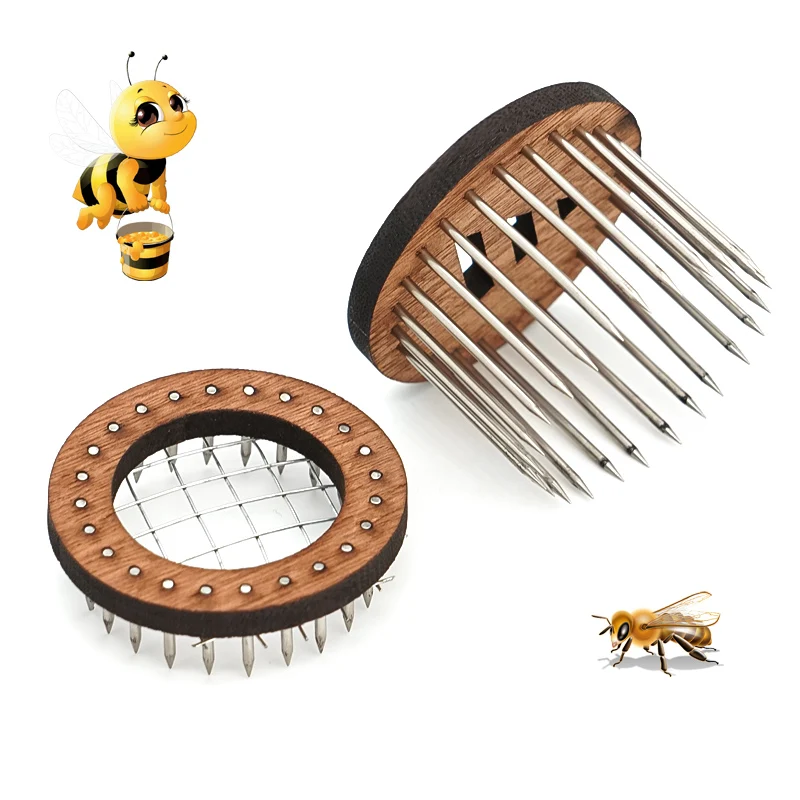 New Queen Bee Cage Stainless Steel Needle Type Catcher Isolation Room Beekeeping Equipment Beekeeper Supplies 1Pcs beekeeping tools beekeeping accessories