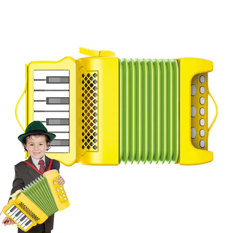 cartoon Kids Accordion Mini Toy Musical Instruments Kids Musical Instrument Educational Gifts Children Toddlers Beginners