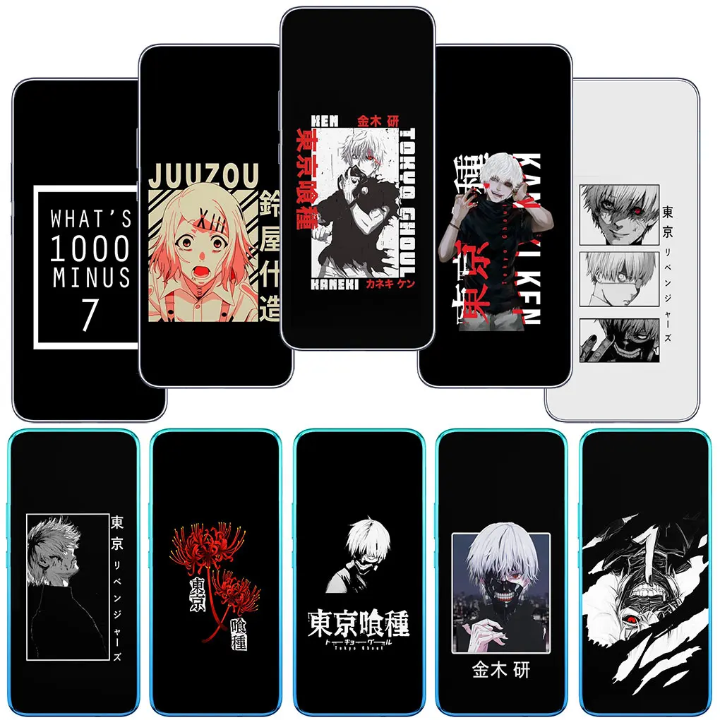 Anime Tokyo Ghoul Ken Kaneki Cover Phone Per Motorola Moto Edge 40 Pro 30 Neo 20 One Fusion G200 E22 E40 E30 E22I Soft Case