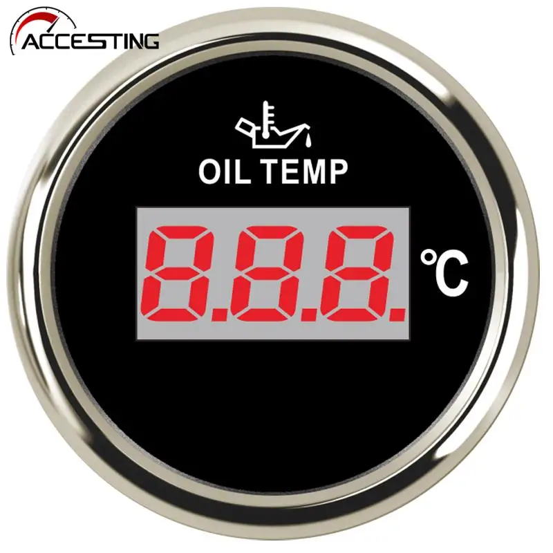 2" 52mm Oil Temp Temperature Gauge Meter Indicator 50150 Degree For