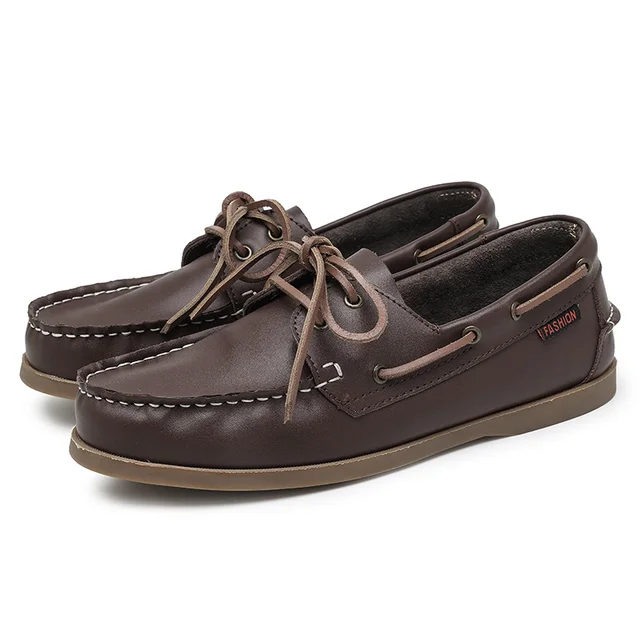 Men Loafer Shoes High Quality Handmade Wear-Resistant Genuine Leather Casual Shoes Business Luxury Dress Designer Shoes Driving 2