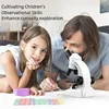Microscope Kit 1600X Lab Biological Microscopio Toys High Magnification for Children's Home School Science Experiment Gifts 5