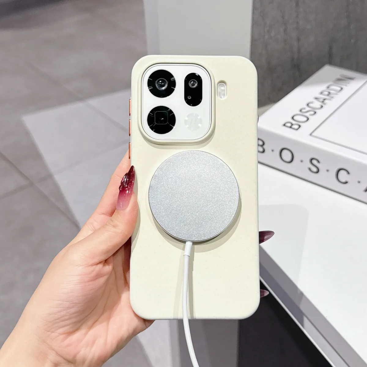 Sleek Magnetic Slim Matte Protective Hard Back Phone Case