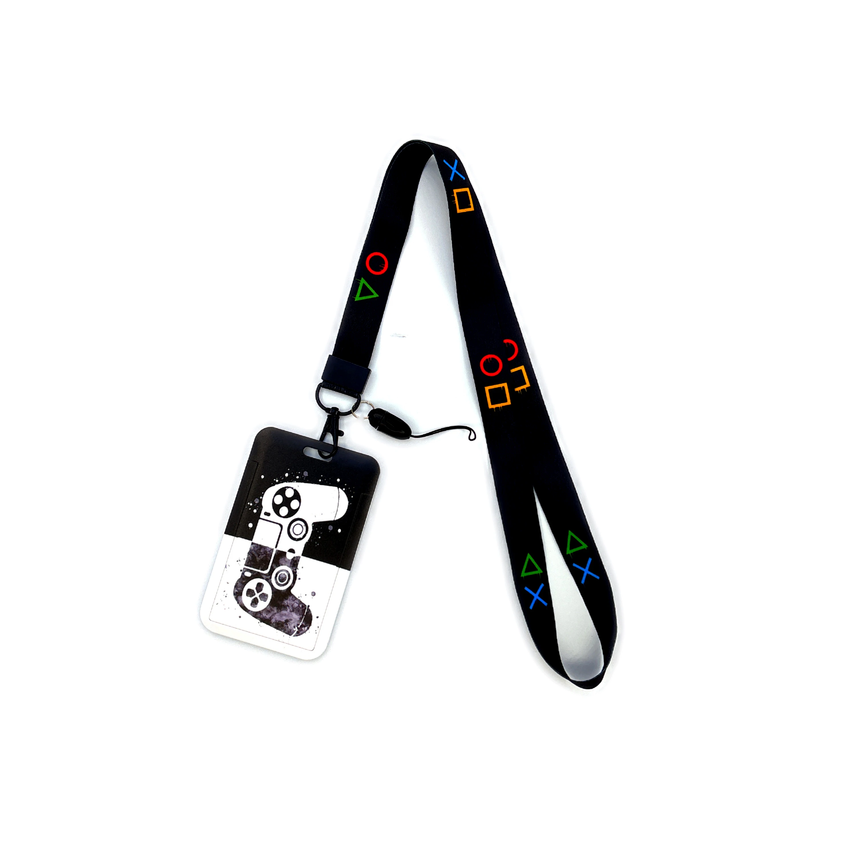Versatile Card Holder Lanyard with Protective ID Badge and Credit Card Case