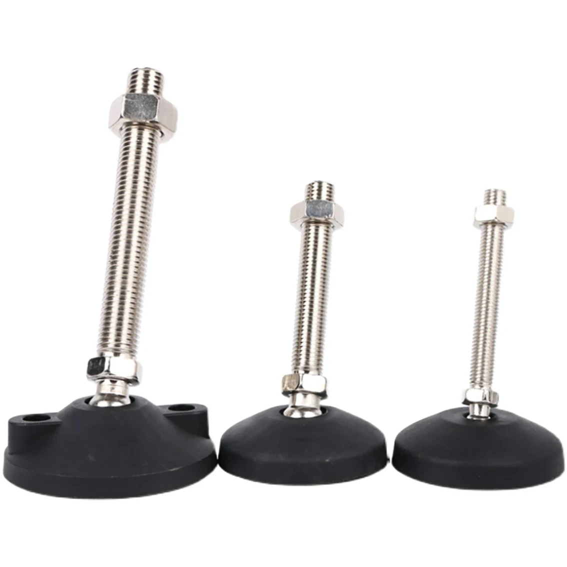 304 Stainless Steel Nylon Rotary Adjustable Foot Cup D40 D50 Adjustable Furniture Anti Slip Shock-absorbing Leveling Feet 1PCS furniture feet,furniture feet levelers
