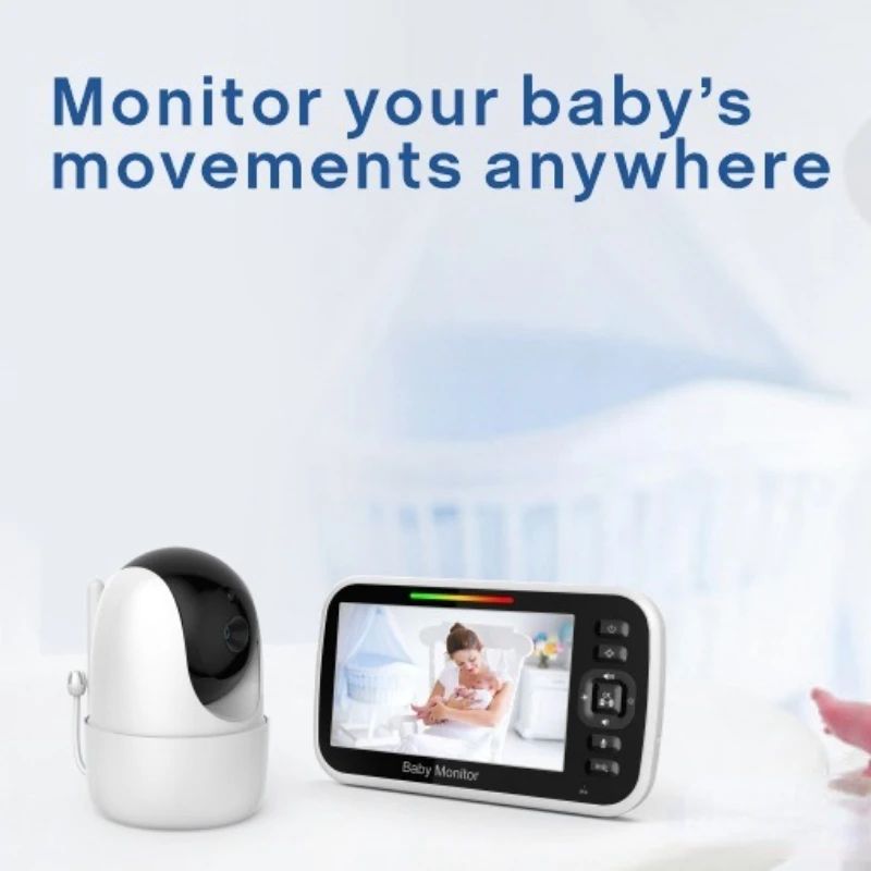 Baby Monitor Smart Home Wireless Child MonitorbabymonitorCross Border 5-inch Baby Monitor