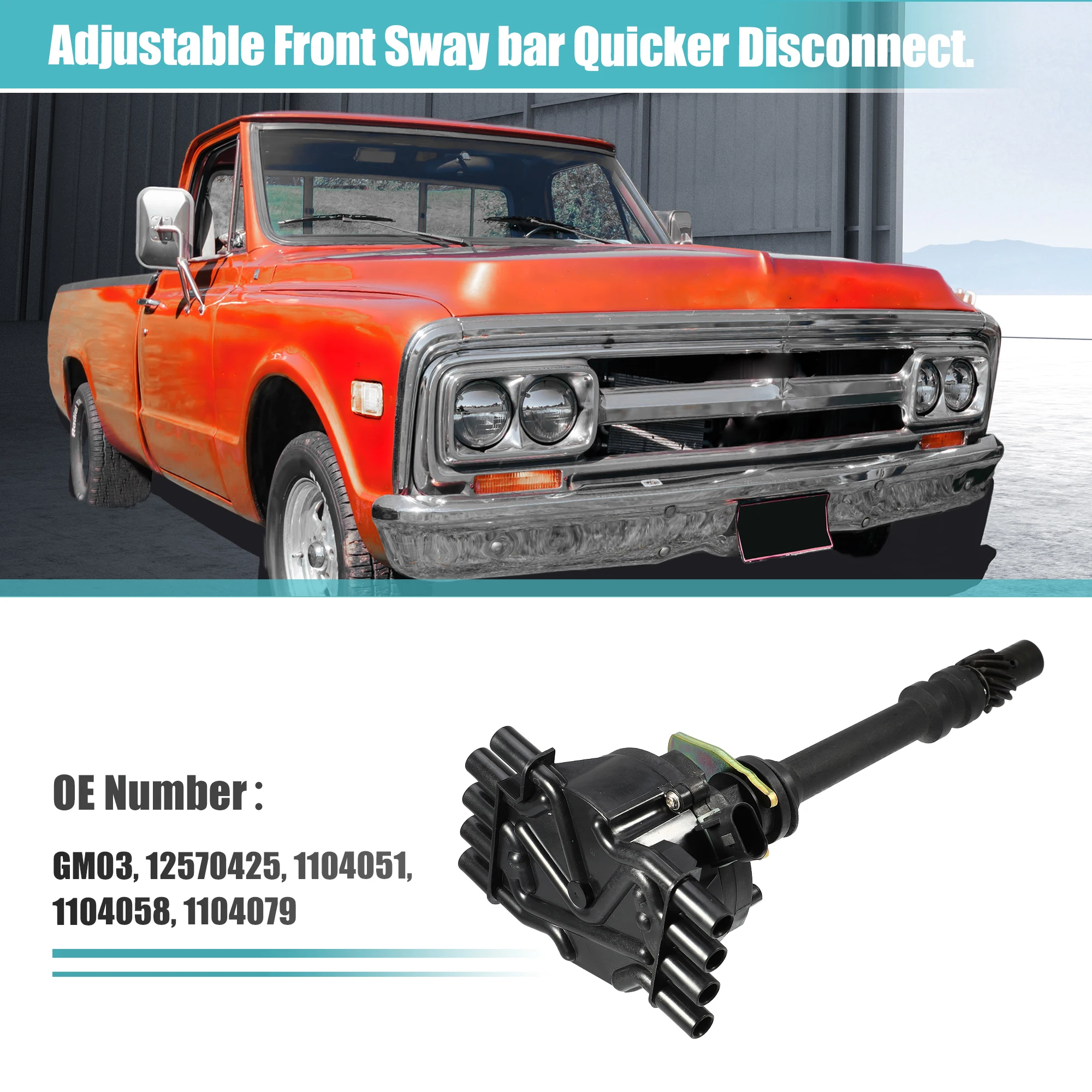 Uxcell Ignition Distributor for Chevy for GMC C1500 C2500 C3500 K1500 K2500 K3500 Cadillac Escalade V8 5.7L 1999-2000