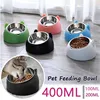 Cat Dog Bowl 15 Degrees Raised Non Slip Puppy Base Cat Food Drinking Water Feeder Tilt Safeguard Neck Pet Bowl Accessories A2 2